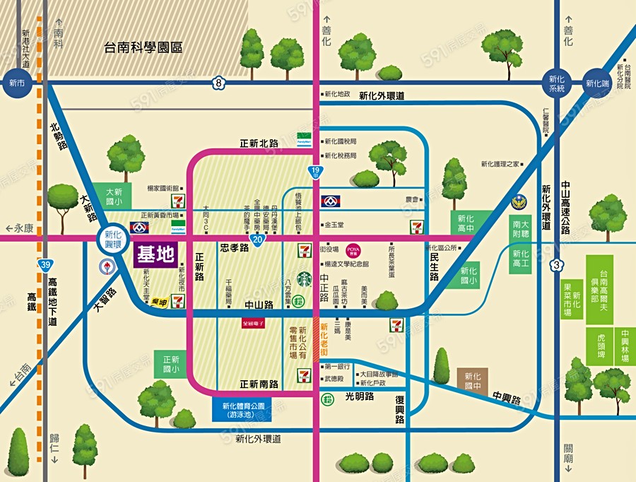 順利騰峰交通圖