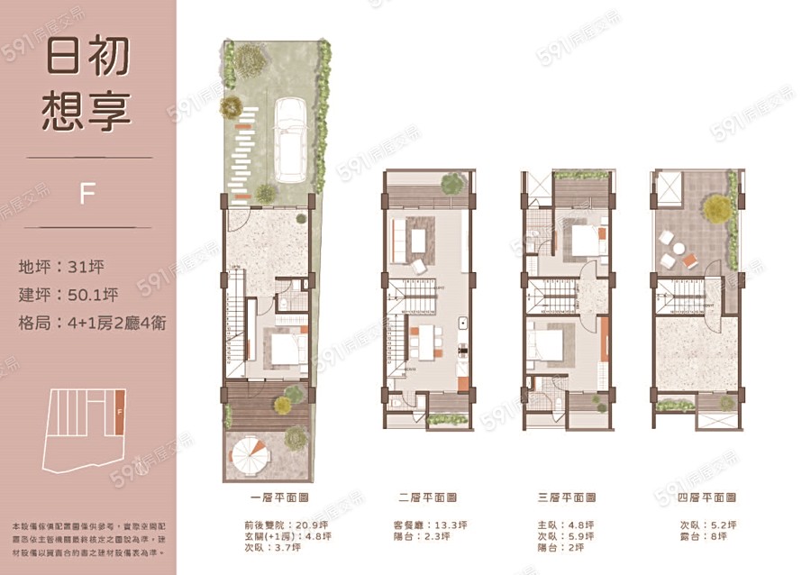 日初想享-透天區格局圖