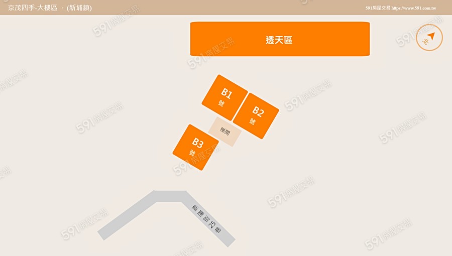 京茂四季-大樓區平面圖