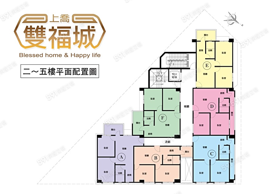 上喬雙福城平面圖