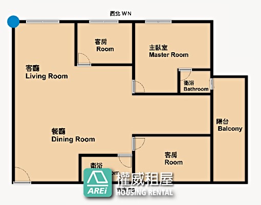 🗽農16京城紐約採光明亮三房-權威 - Image 2