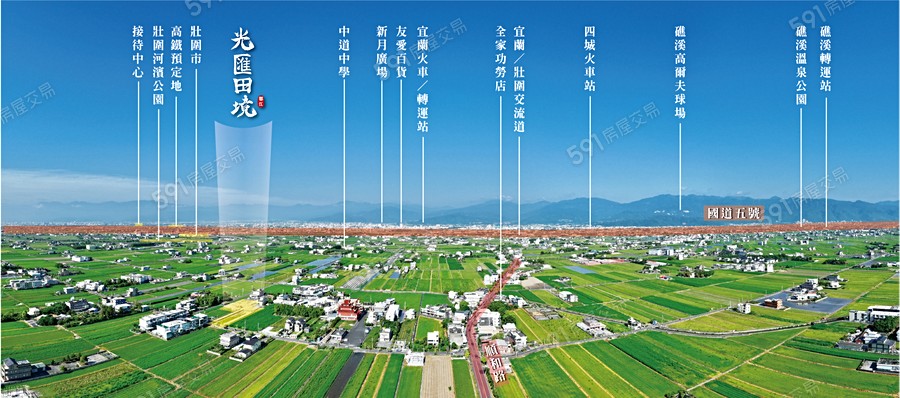 光匯田境No.9交通圖