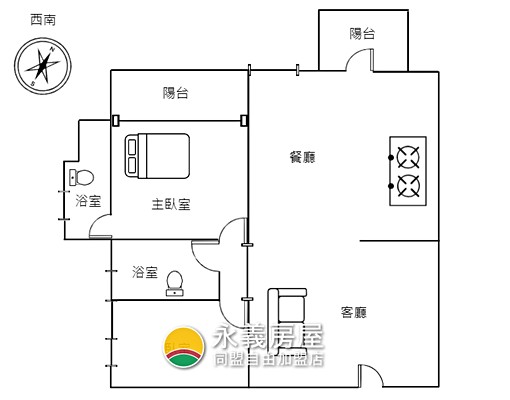 🍦悅讀綠森活2|浪漫奶油風3改2房車位 - Image 2