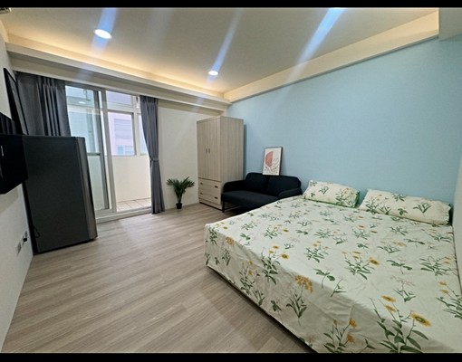 近文化中心遠百市中心陽台大套房 - Image 1