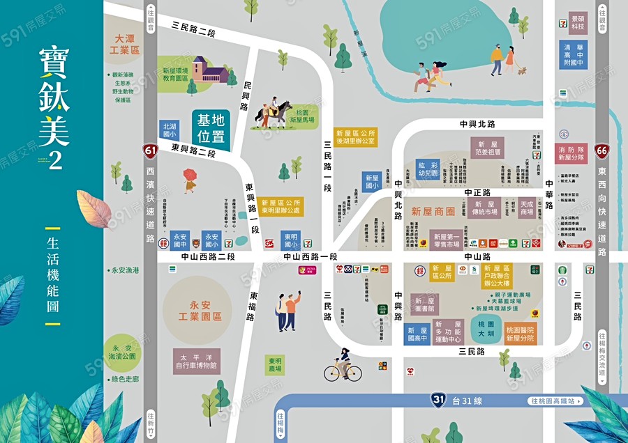 寶鈦美-2交通圖