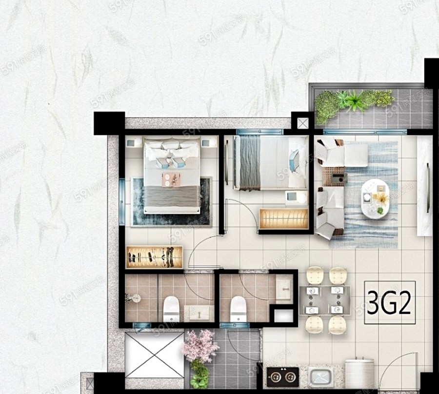 瑞鑫君悅(公寓)格局圖