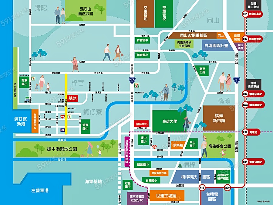 皇家好美六期-皇家小王子交通圖