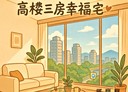 西屯區-青海路二段3房2廳，44.3坪