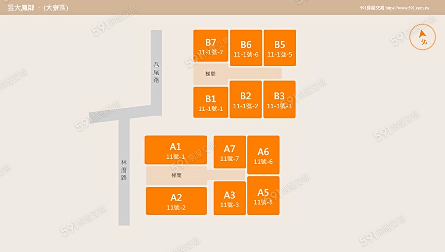 昱大鳳鄰平面圖