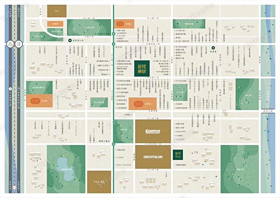 鉅陞藏賦交通圖