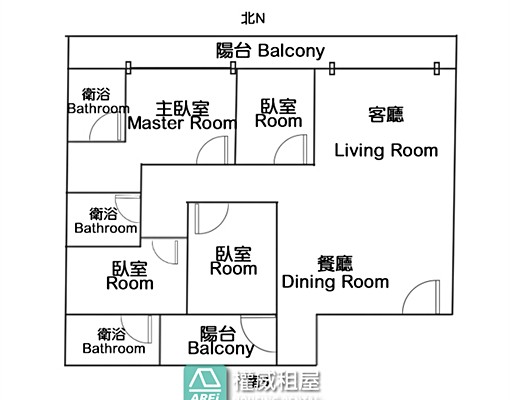 🌳美術館龍騰極緻4房2廳3衛2陽台+雙平車權威 - Image 3