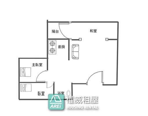 🚇🥰R14|溫馨2+1房|巨蛋商圈|捷運城品權威 - Image 3