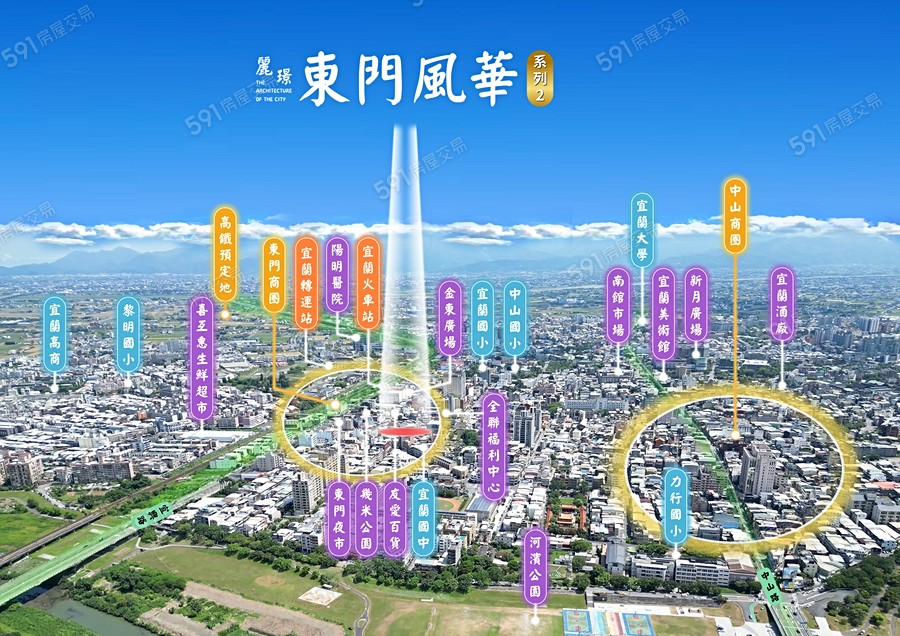 麗璟.東門風華2交通圖