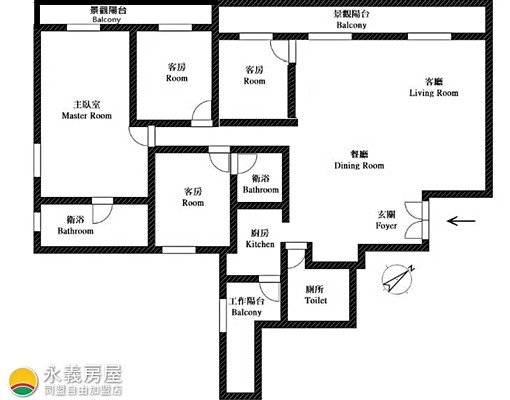 🏡可報稅|獨家釋出漢神巨蛋晶硯|泳池景觀4房雙平車 - Image 3