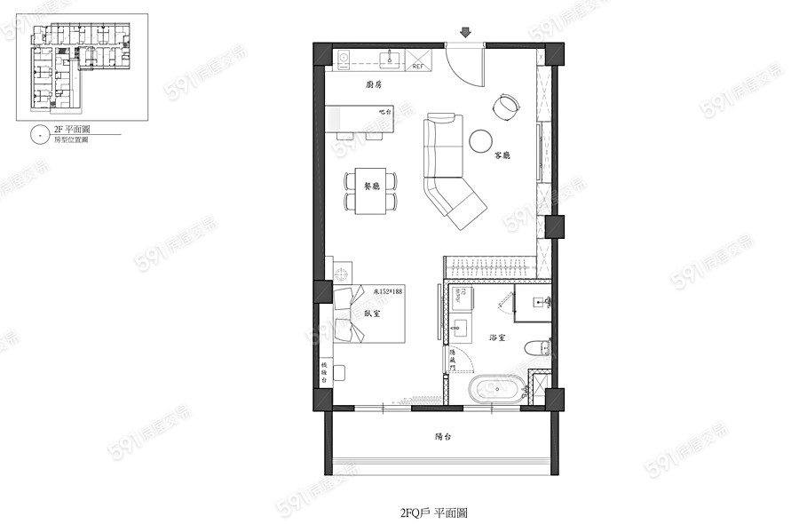 新家源源翠大苑格局圖