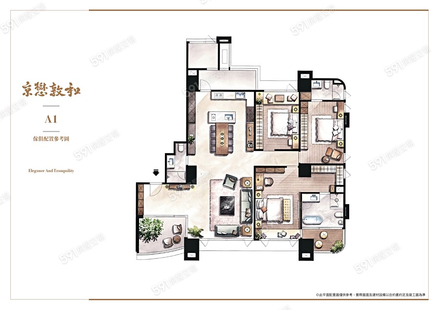 京懋敦和格局圖