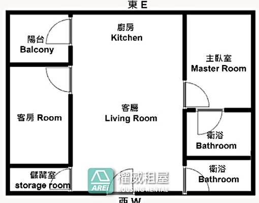 🌳青埔鑫市鎮高樓採光2房2衛空屋+平車權威 - Image 3