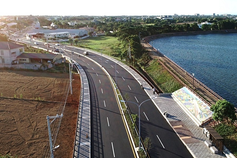 桃42線月桃路道路拓寬工程。(圖/桃園市政府提供)