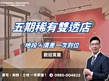 大聖街🔥五期稀有雙透店|土..