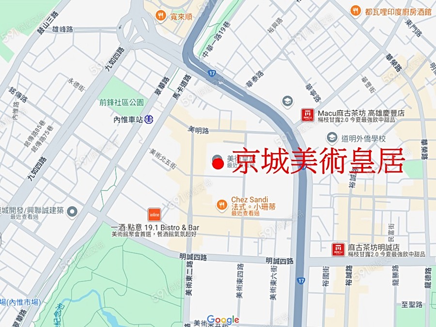 京城美術皇居交通圖