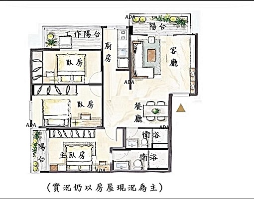 四維國小站星巴克旁/精美社區三房平車/可租補高樓層 - Image 14