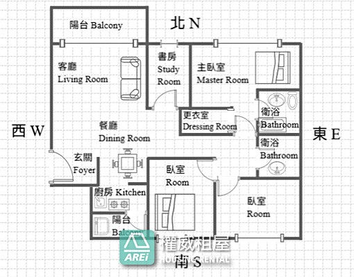 🌳農16皇苑人文首馥|高檔大四房平車權威 - Image 3