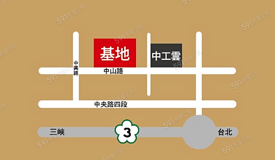 花王F1前進總部交通圖