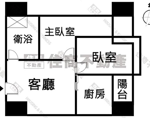 輕軌旁@江南大宅溫馨2房+車位(全配) - Image 12