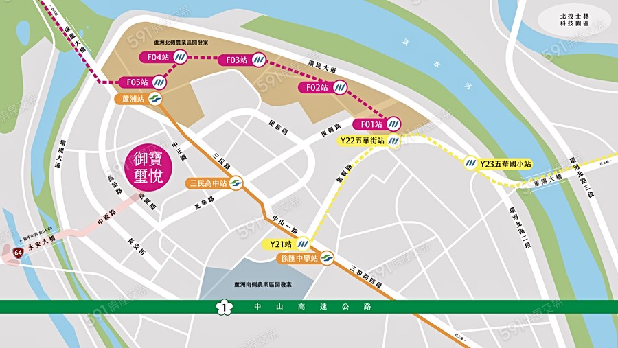 御寶璽悅交通圖