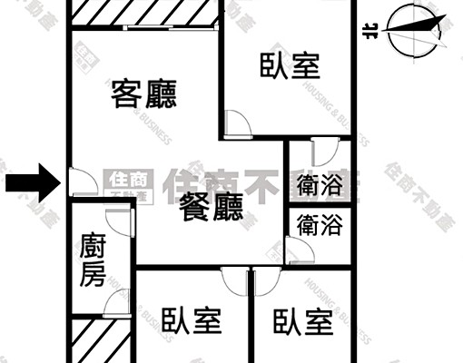 關渡站前♡稀有華廈♡三房♡可租補♡租房找飛飛♡ - Image 11