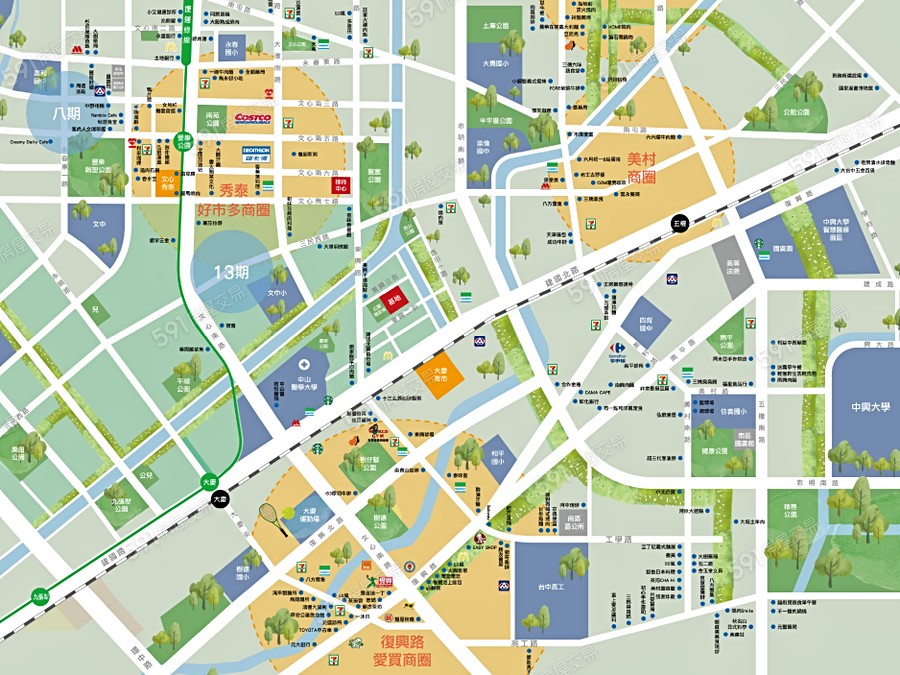 百共‧SUI交通圖