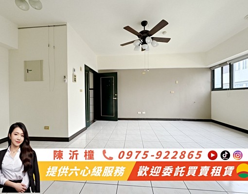 豐樂捷運旁大三房室內31坪車位空屋租 - Image 1