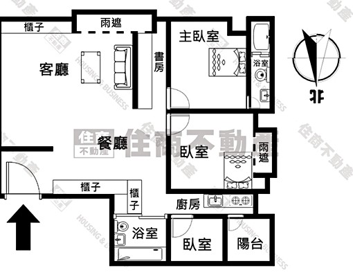 新市國小旁@水公園裝潢大3房+車位 - Image 11