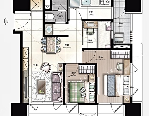 🍎江翠北F區秒殺租案🏠經典2+1房 - Image 9