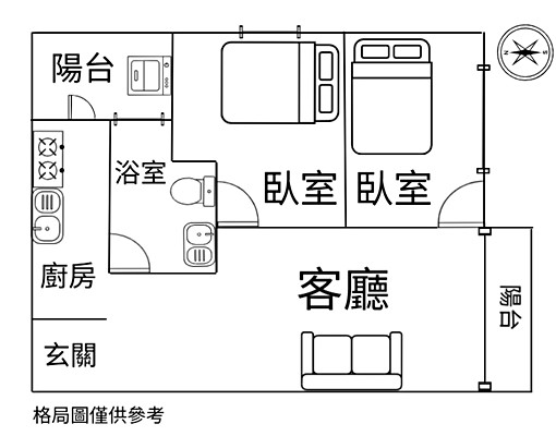 高雄大學|天砌晴|大室內2房(含管可租補) - Image 11