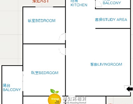 🍊美麗島MRT達麗東京高樓泳池2+1房平車 - 591租屋網 - Image 2