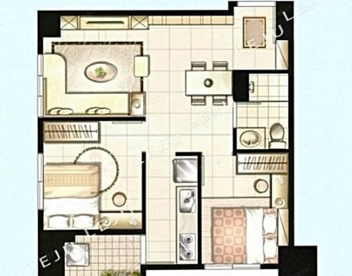 紐約艾美2房平車|租金含管理費|可租補【大家阿發】 - Image 3