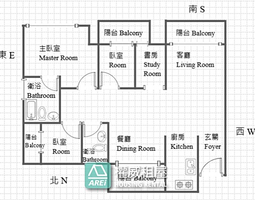 🚊高鐵福山商圈鼎宇博愛之星典雅3+1房平車權威 - Image 3