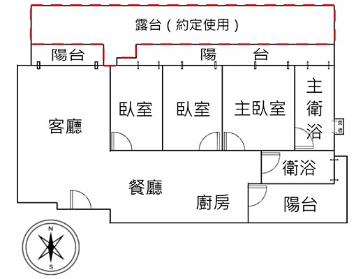 可租補🅰️十期近74│露臺大三房+平車│系統櫃│已含車 - 591租屋網 - Image 15