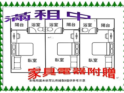 ✨興大臻鑽全新交屋✨三套房滿租中✨獨洗獨曬✨家具電器全附贈