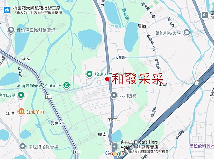 和發采采交通圖