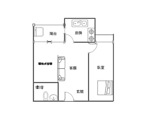 【國賓大悅】高樓層1+1房含平車│可租補 - Image 11