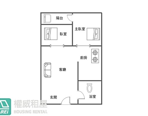 大樂河堤世界∣全新輕奢兩房∣可租補 - Image 3