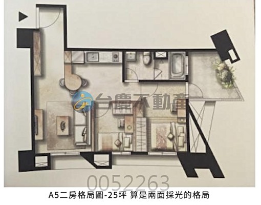 五福學區文化中心輕屋齡稀有兩房 - Image 2