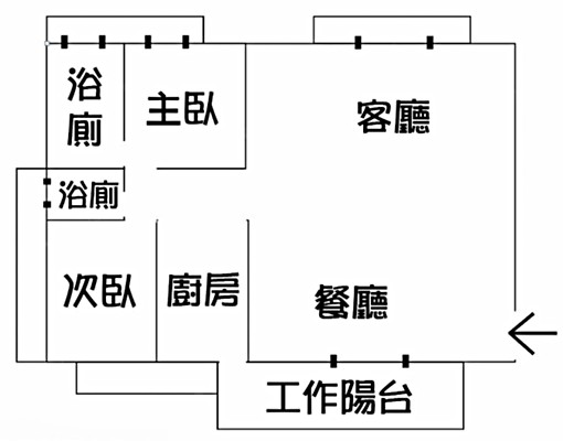 可租補德賢商圈楠梓科技園區/大河樣明亮3房傢俱家電全 - Image 15
