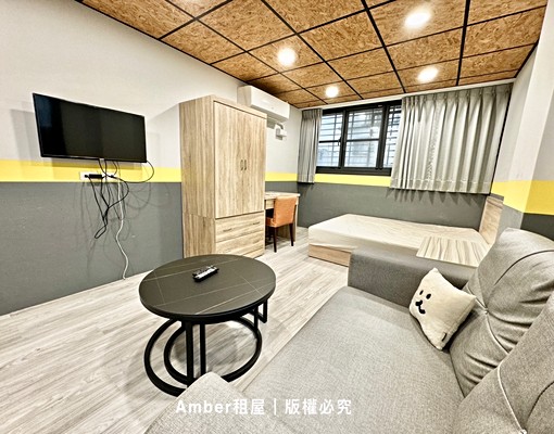 水湳經貿🍀可貓獨洗凸窗曬可租補🍀流理台木質地板 - Image 1