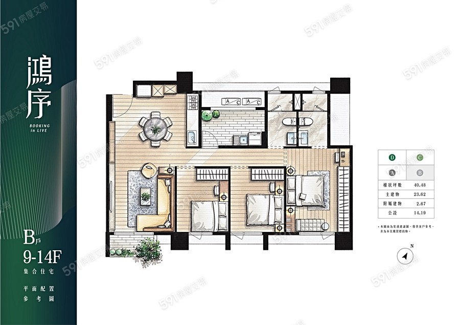 鴻柏鴻序格局圖