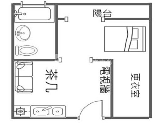 💖租-亞灣漢神優質1+1房溫馨宅 - Image 8