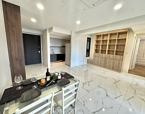 精裝系統櫃3改2🔥可租補入籍🔥雙平車🔥總站敦富 - Image 4