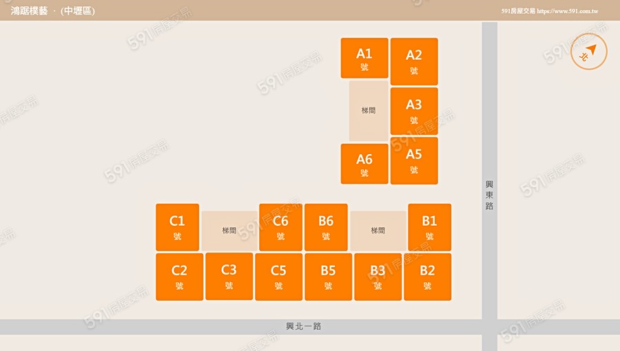 鴻踞樸藝平面圖